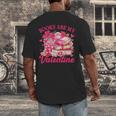 Books Are My Valentine Book Lover Heart Matching Party Men's Back Print T-Shirt Books Are My Valentine Book Lover Heart Matching Party Men's Back Print T-Shirt