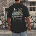 Booktrovert Definition Floral Books Reading Teacher Library Men's Back Print T-Shirt Booktrovert Definition Floral Books Reading Teacher Library Men's Back Print T-Shirt