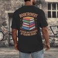 Booktrovert Literature Book Reading Books Reader Men's Back Print T-Shirt