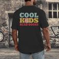 Bookworm Cool Kids Read Books Book Lover Reading Men's Back Print T-Shirt Bookworm Cool Kids Read Books Book Lover Reading Men's Back Print T-Shirt