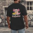 Caffelotl Cute Axolotl Pun Coffee Book Lover Kawaii Humor Men's Back Print T-Shirt Caffelotl Cute Axolotl Pun Coffee Book Lover Kawaii Humor Men's Back Print T-Shirt