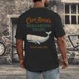 Captain Ahab’s Whale Watching Tours – Moby Book Parody Men's Back Print T-Shirt