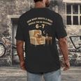 Cat Reading 6-7 Meme English Teacher Book Lover Humor Men's Back Print T-Shirt