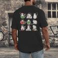 Cat Reading Book Funny Christmas Cat Book Lover Librarian Men Women Kids Men's Back Print T-Shirt Cat Reading Book Funny Christmas Cat Book Lover Librarian Men Women Kids Men's Back Print T-Shirt