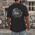 Cats Books And Coffee – My Perfect Day Cat Lover Men's Back Print T-Shirt