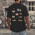 Cats Reading Books Cat Lover Men's Back Print T-Shirt Cats Reading Books Cat Lover Men's Back Print T-Shirt