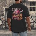 Chapter 67 Floral Book Stack Men's Back Print T-Shirt