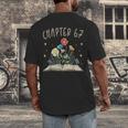 Chapter 67th Birthday Bookworm 67 Years Old For Book Lovers Men's Back Print T-Shirt