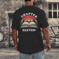 Chapter Eleven Book Reading 11th Birthday 11 Year Old Men's Back Print T-Shirt