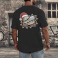Christmas Book Festive Holiday Xmas Men's Back Print T-Shirt
