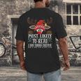 Christmas Matching Most Likely To Read A Book PJS Men's Back Print T-Shirt Christmas Matching Most Likely To Read A Book PJS Men's Back Print T-Shirt
