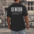 Class Of 2026 Senior Reading Themed Book Heartbeat Men's Back Print T-Shirt