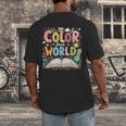 Color Our World Book Reading Program 2026 Summer Men's Back Print T-Shirt Color Our World Book Reading Program 2026 Summer Men's Back Print T-Shirt
