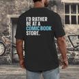 Comic Books Art For Men Women Comics Lover Comics Collector Men's Back Print T-Shirt