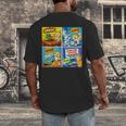 Comic Reader Comic Book Merch Vintage Reading Comic Books Men's Back Print T-Shirt