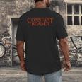 Constant Reader Fan Of Horror Suspense Books Bibliophile Men's Back Print T-Shirt