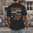 Cool Bookmobile Librarian Spreading Love One Book At A Time Men's Back Print T-Shirt Cool Bookmobile Librarian Spreading Love One Book At A Time Men's Back Print T-Shirt