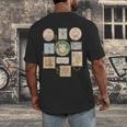 Coquette Boys Of Tommen Books Stamp Tommen College Tees Men's Back Print T-Shirt Coquette Boys Of Tommen Books Stamp Tommen College Tees Men's Back Print T-Shirt