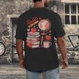 Coquette Teacher School Supplies Bows Books Globe Apple Cute Men's Back Print T-Shirt Coquette Teacher School Supplies Bows Books Globe Apple Cute Men's Back Print T-Shirt