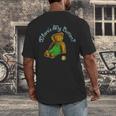 Corduroy Where's My Button Teddy Bear Retro Children's Book Men's Back Print T-Shirt Corduroy Where's My Button Teddy Bear Retro Children's Book Men's Back Print T-Shirt