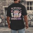 In My Cozy Iced Coffee And Books Era Men's Back Print T-Shirt In My Cozy Iced Coffee And Books Era Men's Back Print T-Shirt