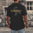 Curly Crow Art And Books Logo Men's Back Print T-Shirt Curly Crow Art And Books Logo Men's Back Print T-Shirt