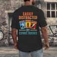 Cute Comic Book For Men Women Comic Book Collector Men's Back Print T-Shirt