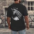 Cute Giraffe Wear Glasses Reading Book Librarian Bookworm Men's Back Print T-Shirt Cute Giraffe Wear Glasses Reading Book Librarian Bookworm Men's Back Print T-Shirt