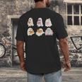 Cute Spooky Reading Book Halloween Fall Ghost Autumn Men's Back Print T-Shirt