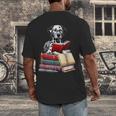 Dalmatian Reading Books Matching Bookworm Readers Librarian Men's Back Print T-Shirt
