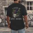 Dark Romance Book Lover Spicy Books Bookish Merch Morally Men's Back Print T-Shirt Dark Romance Book Lover Spicy Books Bookish Merch Morally Men's Back Print T-Shirt