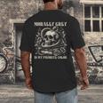 Dark Romance Book Villain Morally Grey Is My Favorite Color Men's Back Print T-Shirt