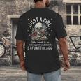 Dark Romance Smutt Book Merch STFUATTDLAGG Good Girl Trigger Men's Back Print T-Shirt
