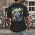 David And Goliath Bible Book Of Samuel King David Comic Men's Back Print T-Shirt