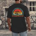 A Day Without Reading Is Like Book Lover And Reading Men's Back Print T-Shirt