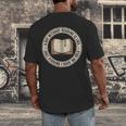 A Day Without Reading Is Like Just Kidding Book Lover Men's Back Print T-Shirt A Day Without Reading Is Like Just Kidding Book Lover Men's Back Print T-Shirt