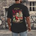Dear Santa More Books Please Christmas Men's Back Print T-Shirt