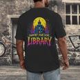 Death Gothic Support Your Local Library Lovers Book Men's Back Print T-Shirt