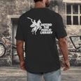 Defend Public Library Support Local Library Book Lover Men's Back Print T-Shirt Defend Public Library Support Local Library Book Lover Men's Back Print T-Shirt