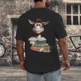 Donkey Reading Book Read Books Be Kind Stay Weird Librarian Men's Back Print T-Shirt Donkey Reading Book Read Books Be Kind Stay Weird Librarian Men's Back Print T-Shirt