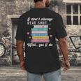 I Don't Always Read Smut Books Smutt Bookish Smutty Book Men's Back Print T-Shirt I Don't Always Read Smut Books Smutt Bookish Smutty Book Men's Back Print T-Shirt