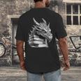 Dragon Book Men's Back Print T-Shirt
