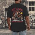 Dragon Just A Girl Who Loves Dragons And Books Men's Back Print T-Shirt Dragon Just A Girl Who Loves Dragons And Books Men's Back Print T-Shirt