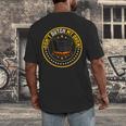 Dutch Oven Cookbook Casserole Cooking Cuisine Camping Recipe Men's Back Print T-Shirt