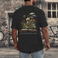 Easily Distracted By Cats And Books Men's Back Print T-Shirt Easily Distracted By Cats And Books Men's Back Print T-Shirt