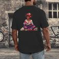 Educated Melanin Queen Afro Women Reading Book History Men's Back Print T-Shirt Educated Melanin Queen Afro Women Reading Book History Men's Back Print T-Shirt