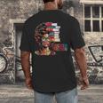 Education Is Freedom History Month Teacher Books Afro Men's Back Print T-Shirt Education Is Freedom History Month Teacher Books Afro Men's Back Print T-Shirt