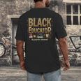 Educator By Popular Demand African American Book Lover Men's Back Print T-Shirt Educator By Popular Demand African American Book Lover Men's Back Print T-Shirt