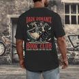 Enemies To Lovers Villain Reading Dark Romance Book Club Men's Back Print T-Shirt
