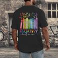 Equality Hurts No One Floral Books LGBTQ Gay Les Pride Month Men's Back Print T-Shirt Equality Hurts No One Floral Books LGBTQ Gay Les Pride Month Men's Back Print T-Shirt